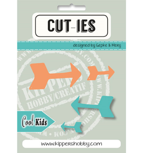 Arrow / Pfeile - Cool Kids - Stanzschablone
