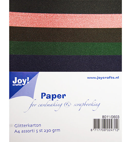 20950 Glitterkarton / Glitterpapier - Set 3