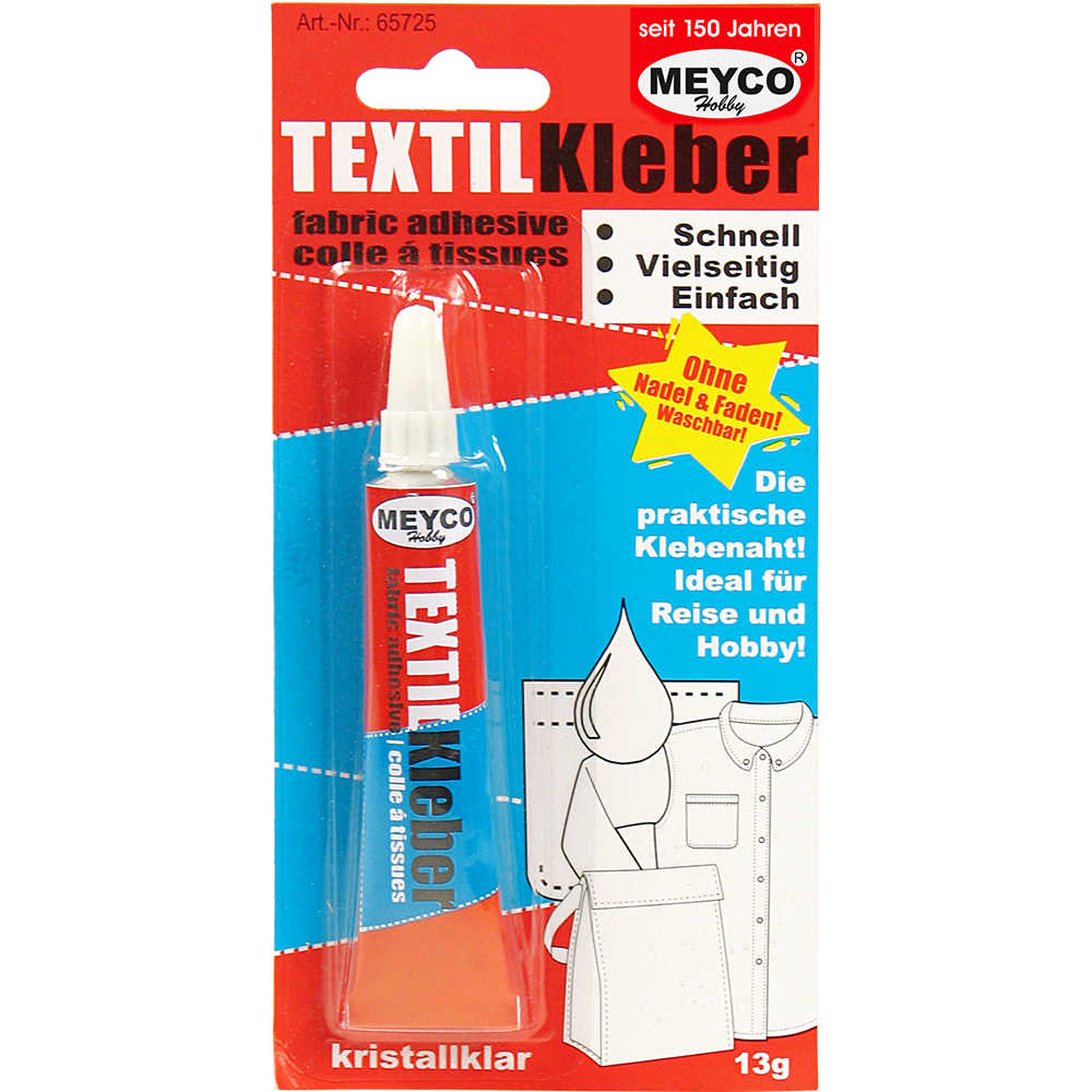 Textil-Kleber - 13g Tube  von MEYCO