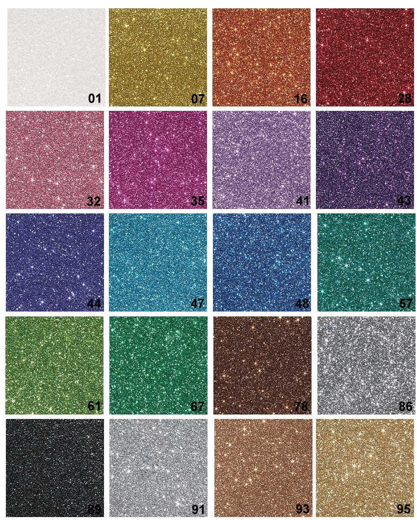 23182 Glitterkarton / Glitzerpapier DIN A4  200 g/m² - viele versch Farben